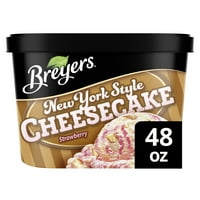 Breyers Frozen Dairy Desert, New York Style Cheesecake 1. QT