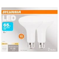 Sylvania LED Sijalice, 65W ekvivalent, BR30, meka Bijela 2700k, pakovanje