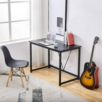 Skyland čvrsti računarski sto sa metalnim okvirom u obliku slova V za kućnu kancelariju, pisaći radni sto