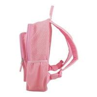 Eastsport višenamjenski mrežasti ruksak sa prednjim džepom, podesivim naramenicama, Candy Pink