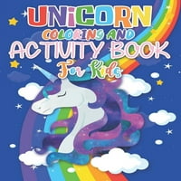 Unicorn Boja i aktivnosti Knjiga za djecu: Unicorn Activity Book for Kids Agees 4- Avantura za djevojčice