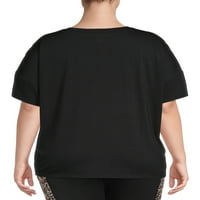Reebok ženska skraćena majica Plus Size, veličina 1x-4X