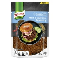 Knorr Taste of Maroco World flavor začini bez vještačkih konzervansa, bez dodanih MSG mesa i povrća bez dodane