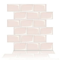 Art3d Subway Tiles Peel and Stick Backsplash, Stick on Tiles Kitchen Backsplash For Pink