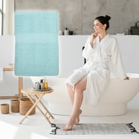 Jedinstveni Bargains pamučni peškir za kupanje klasični dizajn 27.56 x55. 12 cijan