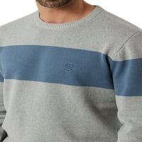 Chaps muški i veliki muški originalni pamučni džemper u boji Crewneck