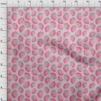 Onuproone Georgette viskoza ručno ružičasta tkanina od jagoda voćna tkanina za šivanje tiskane zanatske tkanine