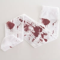 Par žene obojene krv bijela koljena visoke čarape za Halloween Cosplay kostim partnu Halloween Horror Nights