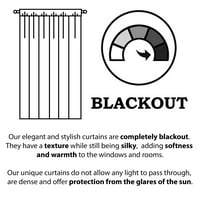 Designart 'Triangular Shapes Colourfields II' Modern Blackout zavjese Panel