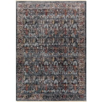 Babel tamno siva 8 '10' tradicionalni tepih za pravokutnike