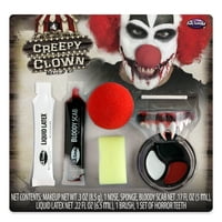 Zabavni Svijet Halloween Killer Clown Costume Paint Boja Za Lice U Više Boja, Unise Adult 18-64