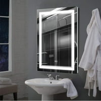 NeuType zidna LED ogledala protiv magle horizontalna vertikalna za kupatilo, 36 28