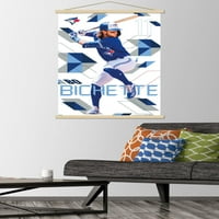 Toronto Blue Jays-Bo Bichette zidni Poster sa drvenim magnetnim okvirom, 22.375 34