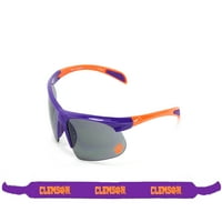 Clemson Tigers set naočara za sunce - sportski štit w neoprenski držač