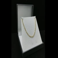 Zlatari Figaro lanac ogrlica od 14k punog zlata u kutiji