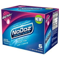 Nodoz Berry Energy Shots 1. oz ct