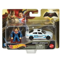 hot wheels batman v superman: Zora Pravde superman mini figura i dodge charger