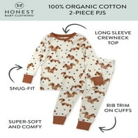 Iskrena odjeća za bebe dječak ili djevojčica rodno neutralna pidžama za Dan zahvalnosti od organskog pamuka