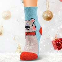 Čarape Ženske božićne čarape Papuče Čarape Neki klizne kat crtane čarape zadesile čarape za spavanje Bijelo