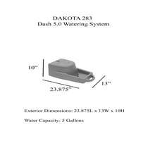 Dakota Dash 5. Pas Bowl sistem za zalijevanje - narandžasta
