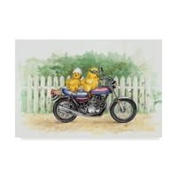 Zaštitni znak likovne umjetnosti' Biker Chicks ' platno Art Charlsie Kelly