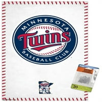 Minnesota Twins-Logo Zidni Poster, 22.375 34