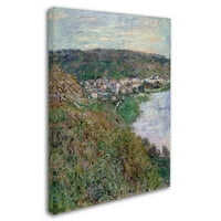 Zaštitni znak likovne umjetnosti pogled na vetheuil platnu umjetnost Moneta