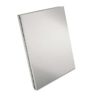Saunders Manufacturing Snapak Aluminium Side - open forms Folder, 1 2 clip Cap, 1 2 12 listovi, srebro