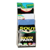 South Park muške čarape za posadu, pakovanje od 6 komada