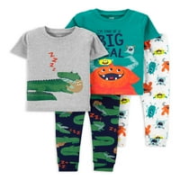 Carter's Child Of Mine Baby Boys & Toddler Boys zgodan pamučni komplet pidžama kratkih rukava