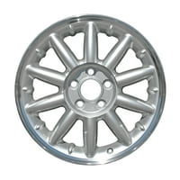 6. Obnovljeni OEM aluminijumski aluminijumski točak, Sparkle Silver, odgovara 1997-Chrysler Sebring Coupe