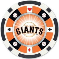 MasterPieces Casino Poker Chip set - MLB San Francisco Giants