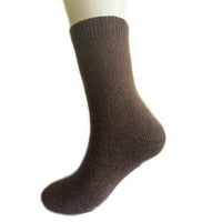 Juliy Par zimske čarape Srednja cijev rebraste rastezljivo vjetrootporno-sigurnosno-sigurnosno lice Drži