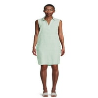 Beachlunchlounge ženska lanena haljina bez rukava sa kragnom, veličine XS-XXL