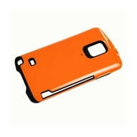 Samsung Galaxy Note Candy Shield futrola sa držačem kartice u narandžastoj boji za upotrebu sa Samsung Galaxy