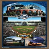 Milwaukee Brewers - Zidni Poster Miller Park, 14.725 22.375