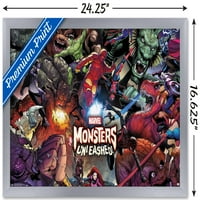 Marvel stripovi - čudovišta oslobođeni zidni poster, 14.725 22.375