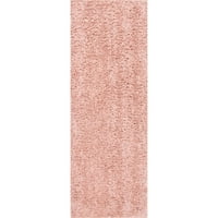 nuLOOM Belleza Shag Runner Rug, 2 '8 8', Pink