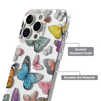 onn. Višebojni leptir futrola za telefon za iPhone Pro Max