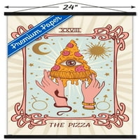 Zidni poster za pizzu sa magnetnim okvirom, 22.375 34