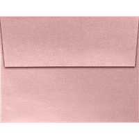 Luxpaper a Peel & Press pozivnice koverte, 3 4, lb. Misty Rose Metalik, Pakovanje