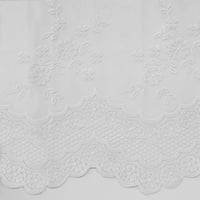Melody Jacquard Lace ploča za zavjese za prozor 56 72 u bijeloj boji