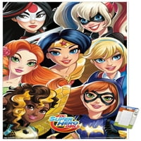 Comics TV - DC superherojske djevojke - Grupni zidni poster, 14.725 22.375