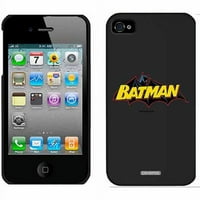 Batman Logo žuto plavi dizajn na Apple iPhoneu 4 4s Thinshield Snap-On Case by Coveroo
