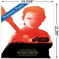 Star Wars: Sila budi - zidni poster Rey Značaj, 14.725 22.375