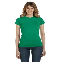 Ženska Polu-Sheer Crewneck T-Shirt