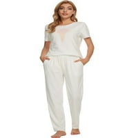 Jedinstveni Bargains ženski set pidžama kratkih rukava košulja i pantalone za spavanje