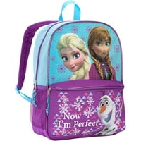Frozen Deluxe ljubičasti cvjetni ruksak Anna, Elsa i Olaf za djecu