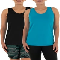 Athletic Works Womens Core Active Racerback Tank, pack