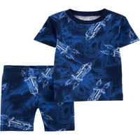 Carter's Child Of Mine pamučni Top i šorc Set pidžama, 2 komada, veličine 12M-5T